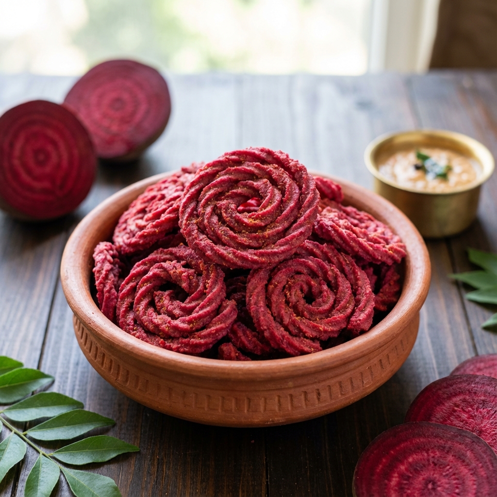 Beetroot Murukulu